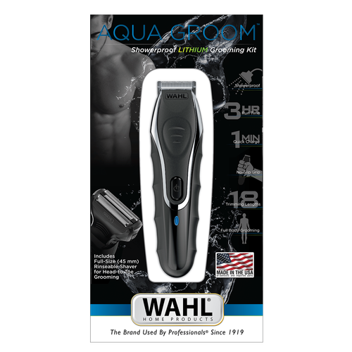 WAHL HOME TRIMMER AQUA GROOM SHOWERPROOF WAHL HOME TRIMMER AQUA GROOM SHOWERPROOF